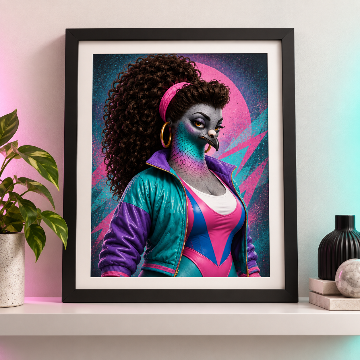 Pigeon Framed Print product render
